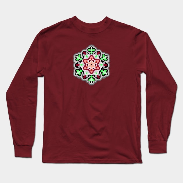 SNOWFLAKE Long Sleeve T-Shirt by MAYRAREINART